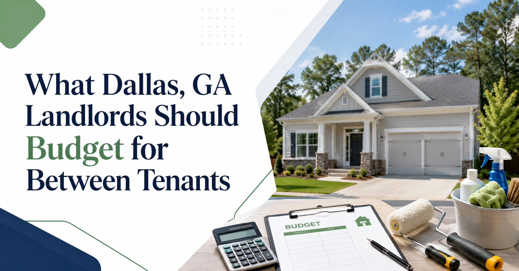 What Dallas, GA Landlords Should Budget for Between Tenants